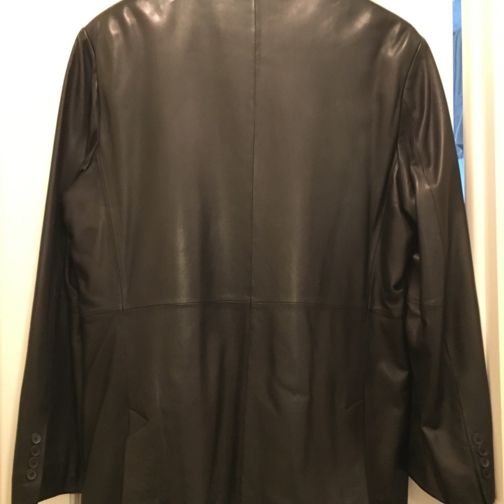Men’s leather sport coat